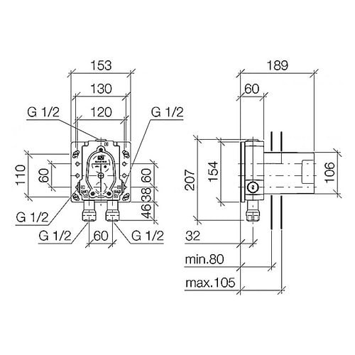 Внутренняя часть смесителя Dornbracht 35.020.970.90