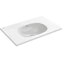 Раковина Jacob Delafon Bastille EXCB102-Z-00 81x51,5 см, накладная, подвесная, белый