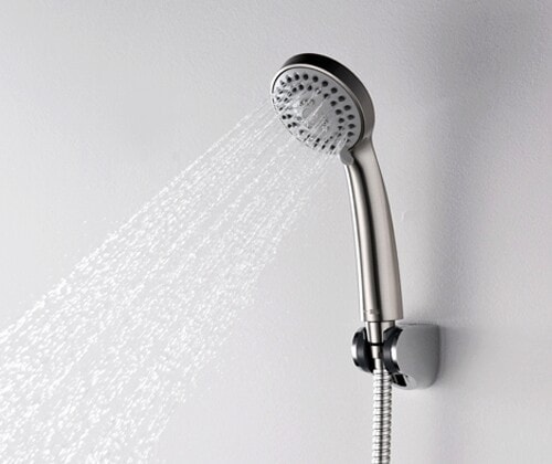 Комплект для душа WasserKRAFT Wern A16421 с верхней душевой насадкой и лейкой матовый хром