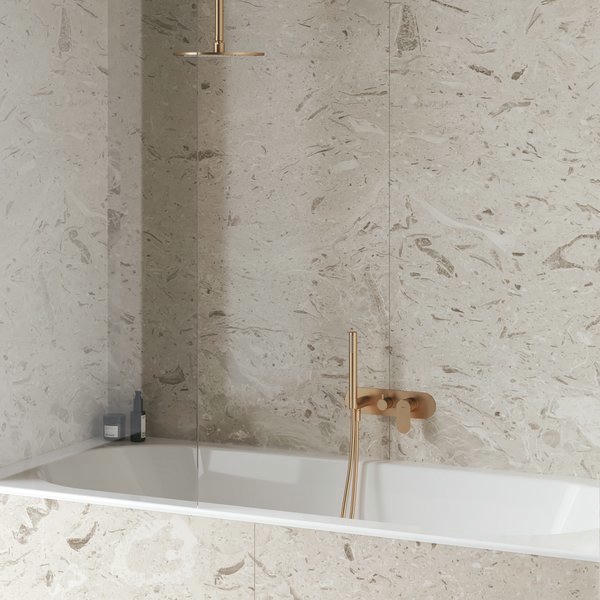Смеситель для душа Ravak Eleganta X070370 с лейкой розовое золото матовое