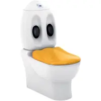 Чаша напольного унитаза с функцией биде Creavit Ducky DC360-00CB00E-0000