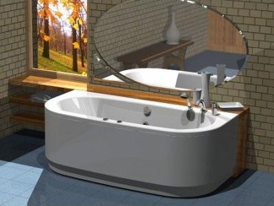 Акриловая ванна Aquatek Морфей 190x90 см MOR190-0000014, белый
