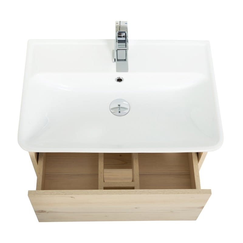 Тумба под раковину подвесная BelBagno Neon NEON-600-2C-SO-PB 57 см с двумя выкатными ящиками
