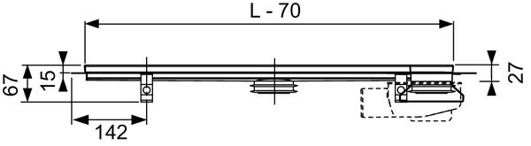 Дренажный канал Tece 611200