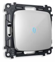 Выключатель одноклавишный с подсветкой без рамки Ambrella Volt Quant MO402020