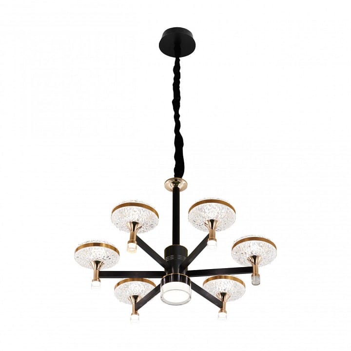 Подвесная люстра Arte Milano Ferrara-72069 273059/6 BK/GD