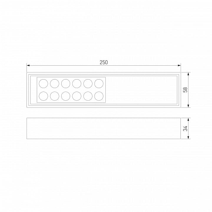 Накладной светильник Elektrostandard Tend a068849
