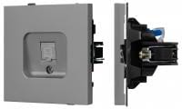 Розетка Ethernet RJ-45 и со шторками, без рамки Arlight SCT-TENDO 054105
