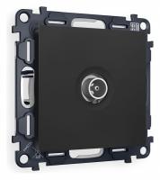 ТВ-розетка проходная без рамки Ambrella Volt Quant MA813030