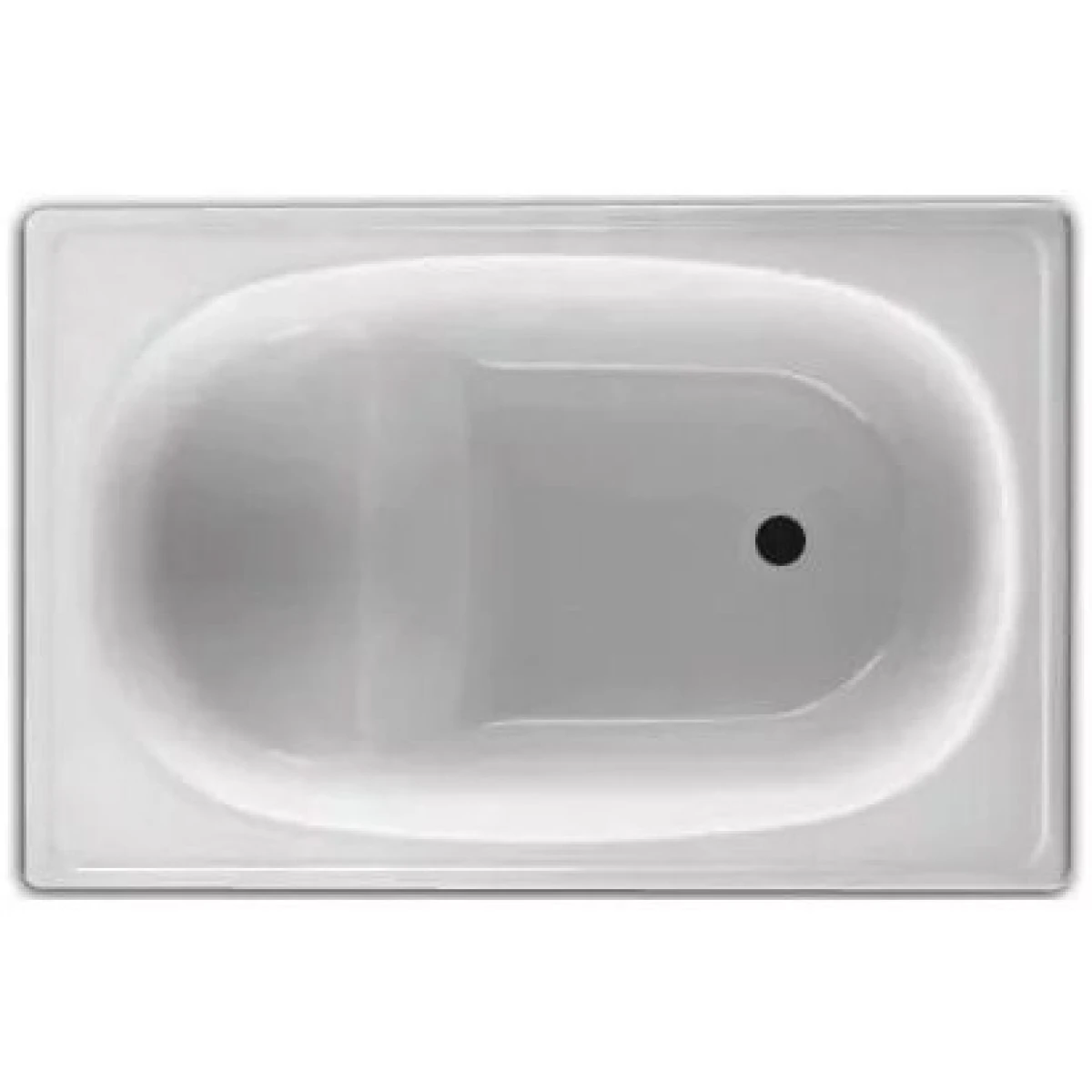 Ванна стальная BLB Europa Mini B05E 105x70 см, сидячая, белый