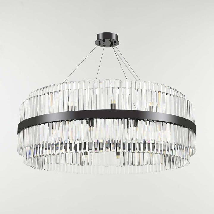 Подвесная люстра Arte Milano Белладжо 440110.960.28.G9.C1 BK