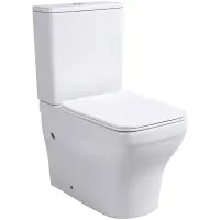 Унитаз-компакт Aquatek Амадео AQ2914-00 безободковый, с сиденьем микролифт, белый