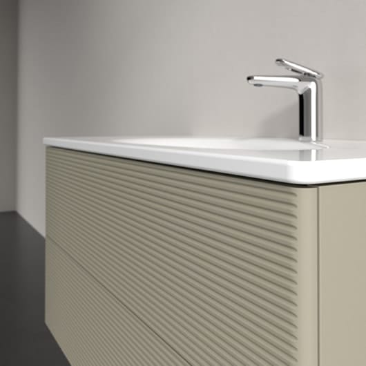 Тумба под раковину Villeroy&Boch Antao 100 L05100HK серый камень матовый лак