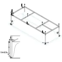 Каркас для ванны 175x75 Cezares Eco ECO-175-75-MF-R