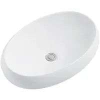 Раковина-чаша CeramaLux 9030A 60x40 см, накладная, белый