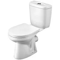 Унитаз-компакт Santek Анимо 1.WH11.0.035 с сиденьем полипропилен, белый