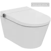 Электронный унитаз-биде подвесной Ideal Standard I.Life E K875501 безободковый, с сиденьем микролифт, белый