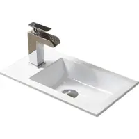 Раковина CeramaLux 9032C 45,5x25,5 см L/R, рукомойник, белый