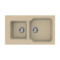 Кухонная мойка Omoikiri Maru 86-2-CH Tetogranit/шампань 4993291