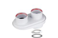 Адаптер моноблочный с фланцем MIZUDO d60/100 80мм