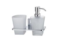 Держатель дозатора и стакана WasserKRAFT Leine K-5089