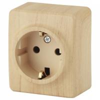 Накладка для розетки с заземлением и со шторками Эра Эра Эксперт 11-2204-11