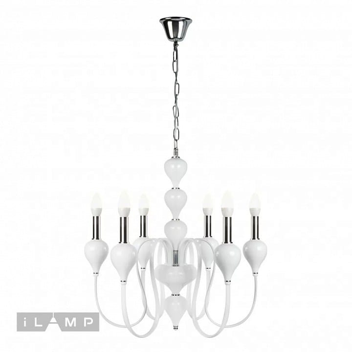 Подвесная люстра iLamp Lady 88003-6 WH
