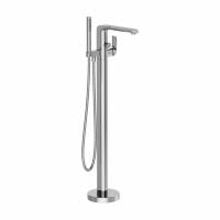 Напольный смеситель для ванны Ravak Flat FL 080.00CR X070440 с лейкой