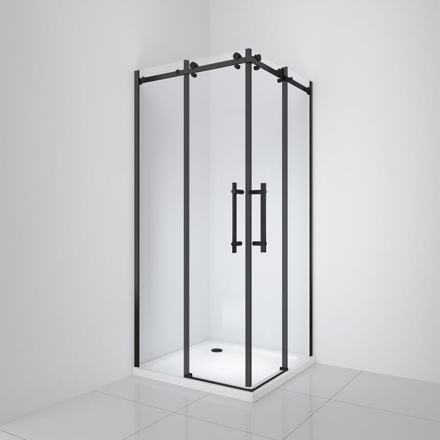 Душевой уголок BelBagno Marino MARINO-A-2-90-C-NERO черный