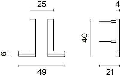 Клавиша для выключателя c подсветкой Voltum S70 VLS080401
