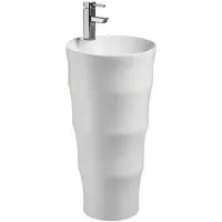 Раковина CeramaLux G-308 42x42 см, напольная, белый