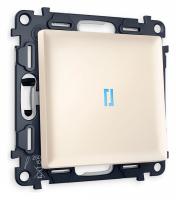 Выключатель одноклавишный с подсветкой без рамки Ambrella Volt Quant MA322020