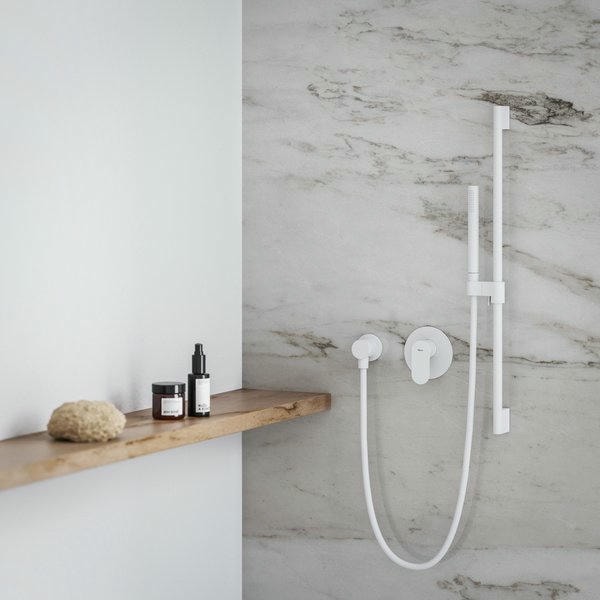 Смеситель для душа Ravak Eleganta X070262 белый матовый