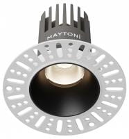 Встраиваемый светильник Maytoni Technical Омут DL124-10W-4K-TRS-B