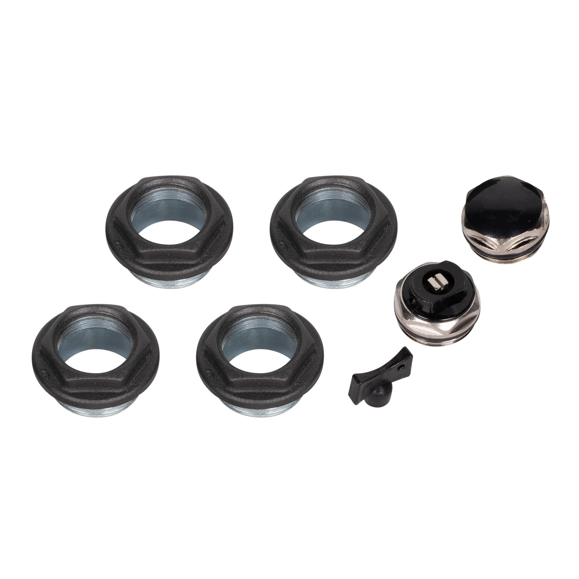 Комплект монтажный Royal Thermo 1”х 3/4" черный