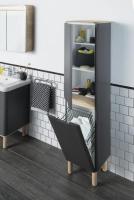 Шкаф-пенал Vitra Sento 40 60856 матовый антрацит L