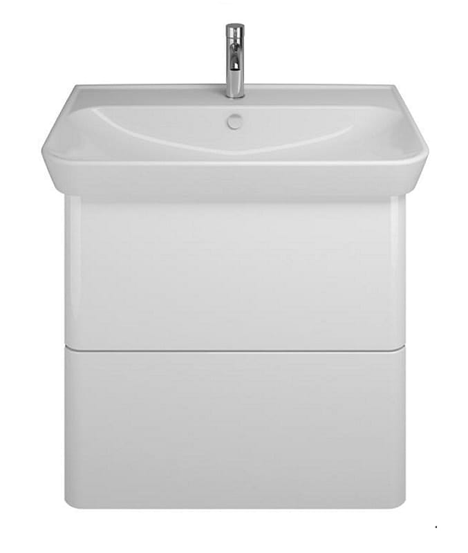 Тумба с раковиной Burgbad Iveo 80 SFEN080F2833G0161C0001*1 белый глянцевый