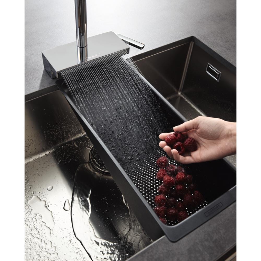 Смеситель для кухни hansgrohe Aquno Select M81 73837800 170 с вытяжным душем 3jet
