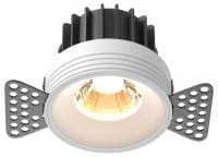 Встраиваемый светильник Maytoni Technical Раунд DL058-12W2.7K-TRS-W