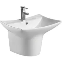Раковина CeramaLux G-822 60,5x45 см, подвесная, белый