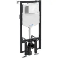 Инсталляция для унитаза WasserKRAFT Vils 56 56TLT.010.ME.WH03 с кнопкой смыва, белый