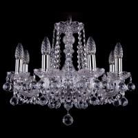 Подвесная люстра Bohemia Ivele Crystal 1402 1402/8/160/Ni/Balls