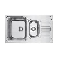 Кухонная мойка Omoikiri Kashiogawa 86-2-IN нержавеющая сталь/нержавеющая сталь 4993454