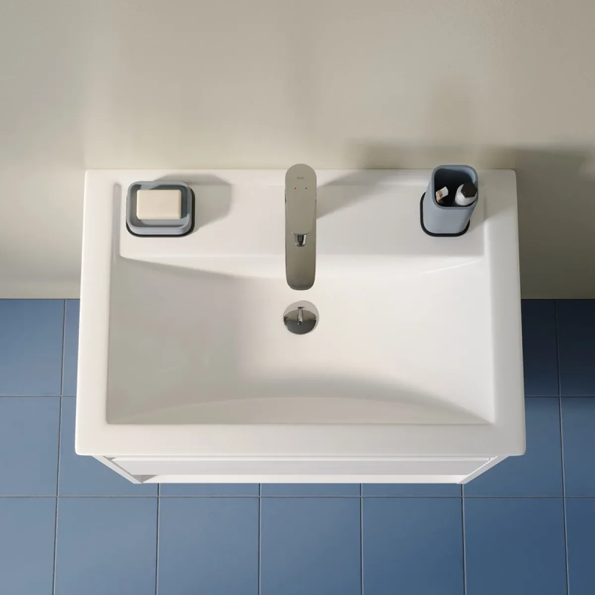 Раковина IDDIS Optima Home 4076000i28 61x40,7 см, накладная, подвесная, белый