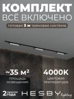 Комплект трековый Hesby Lighting Skylite №1 HSBL_kompl_S001_NI3B4K