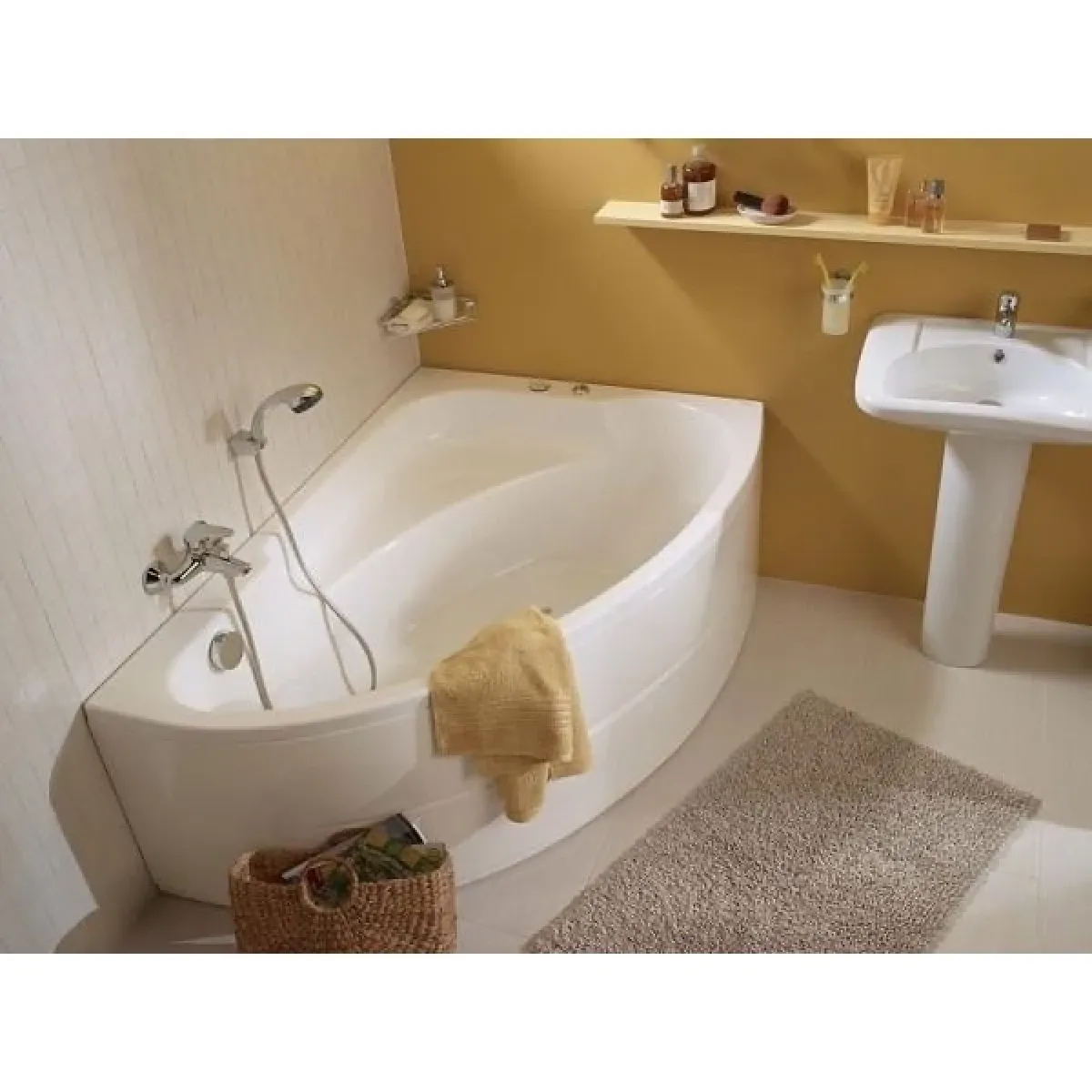 Акриловая ванна 150x100 см R Santek Гоа 1.WH11.2.032