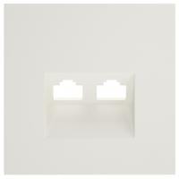Накладка для розетки RJ-11 или RJ-45 Voltum S70 VLS001413