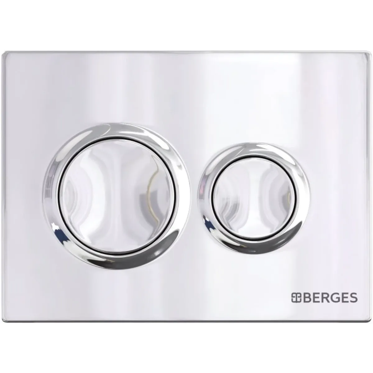 Инсталляция для унитаза Berges Novum O3 040263 с кнопкой смыва, хром