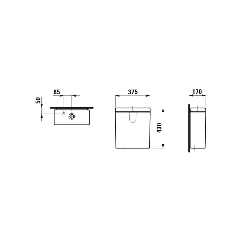 Бачок для унитаза Laufen Form 8.2767.3.000.291.1