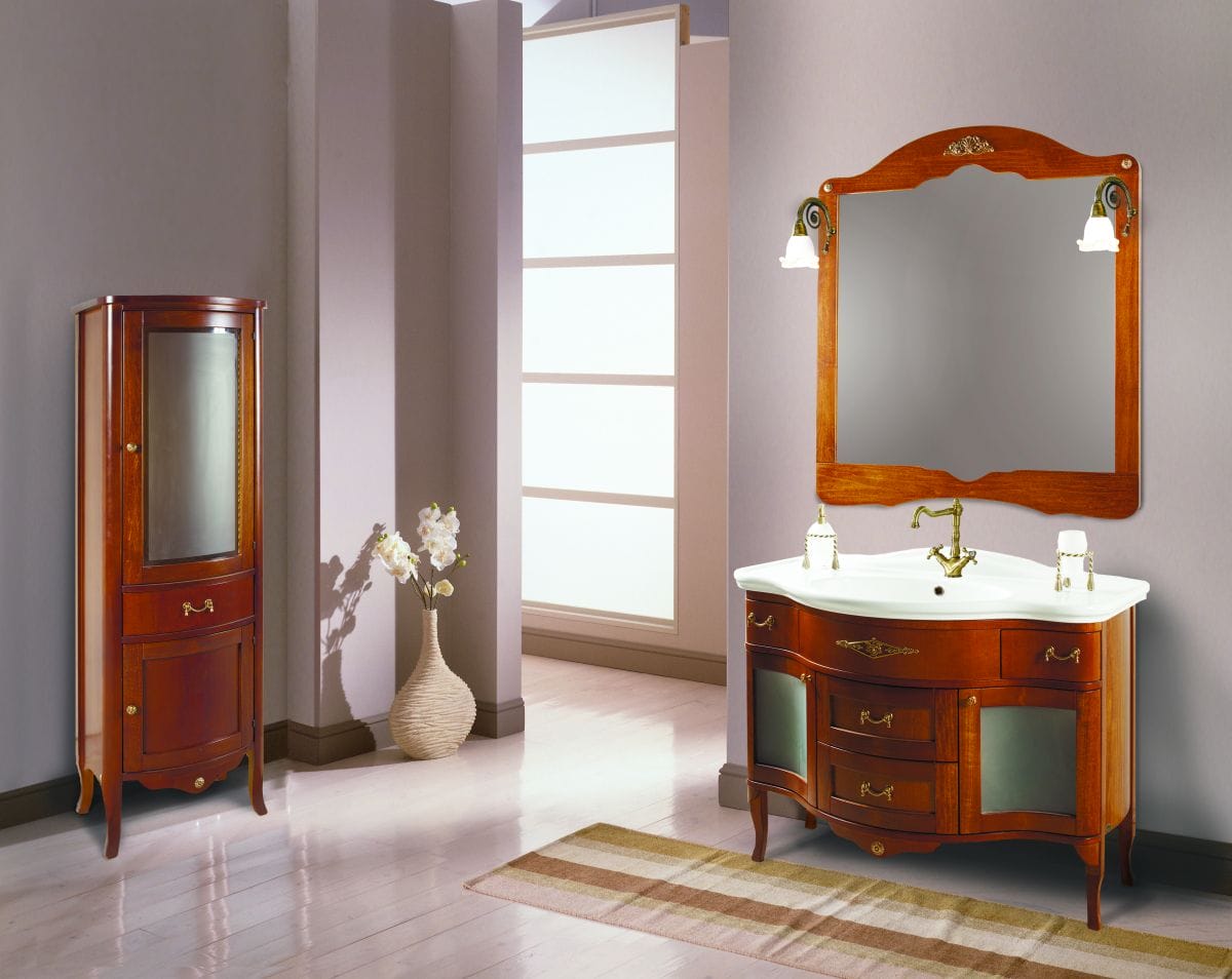 Тумба с раковиной Bagno Piu Palladio 110 орех матовый
